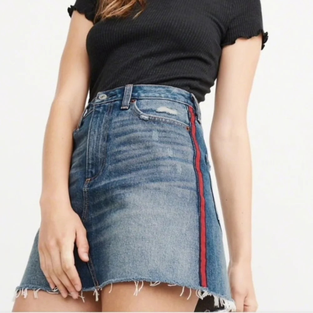 NWT Abercrombie‎ & Fitch Zoe vintage a-line denim mini skirt